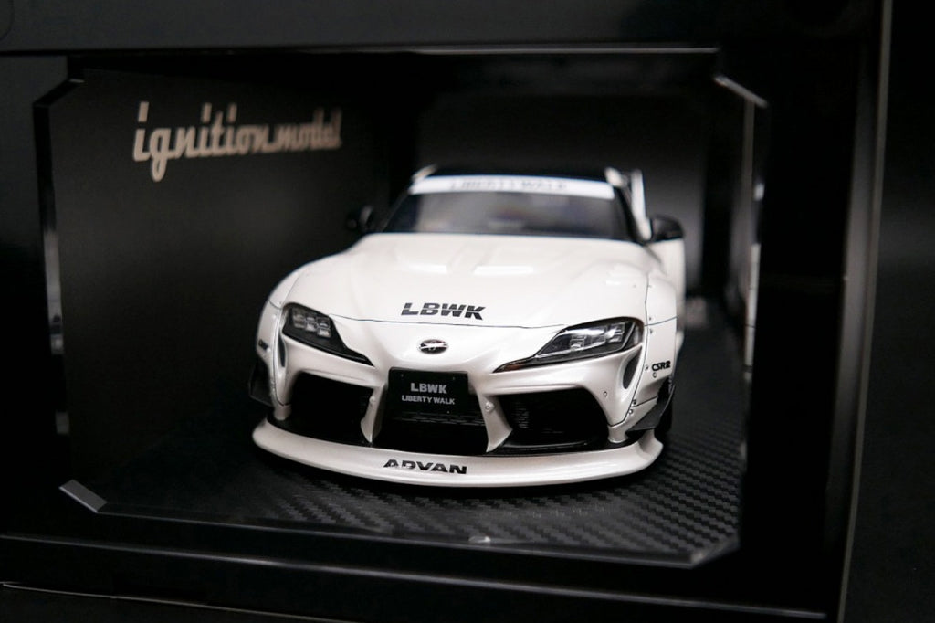 IG2648 ignition model 1:18 Toyota LB WORKS Supra A90 White