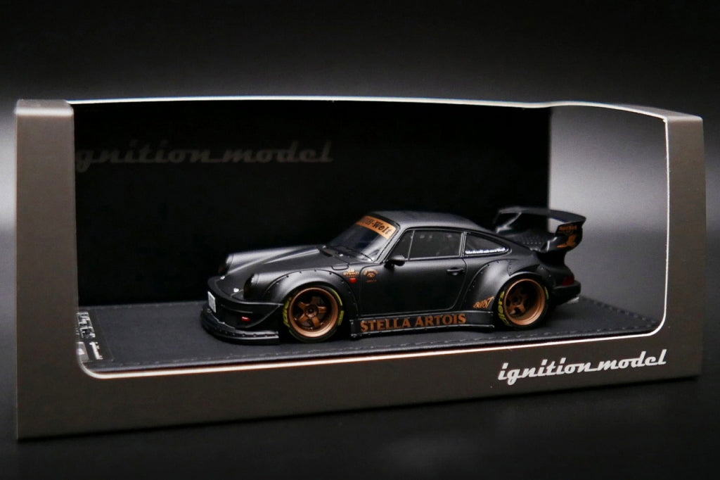 IG2523 ignition model 1:43 RWB 964 Matte Black