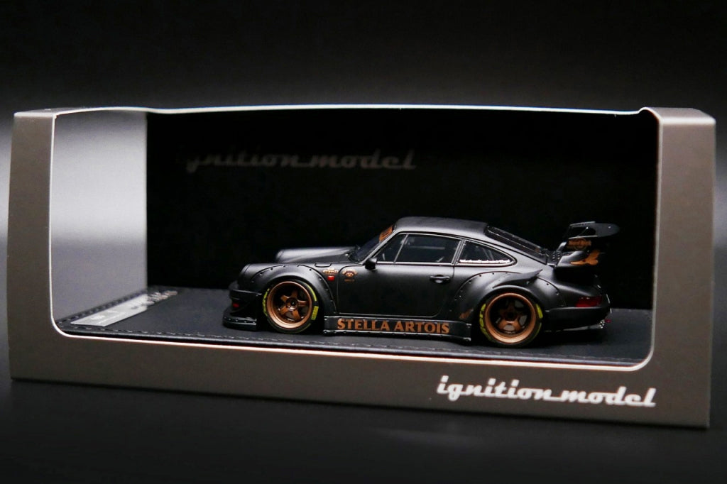 IG2523 ignition model 1:43 RWB 964 Matte Black