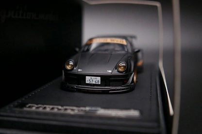 IG2523 ignition model 1:43 RWB 964 Matte Black