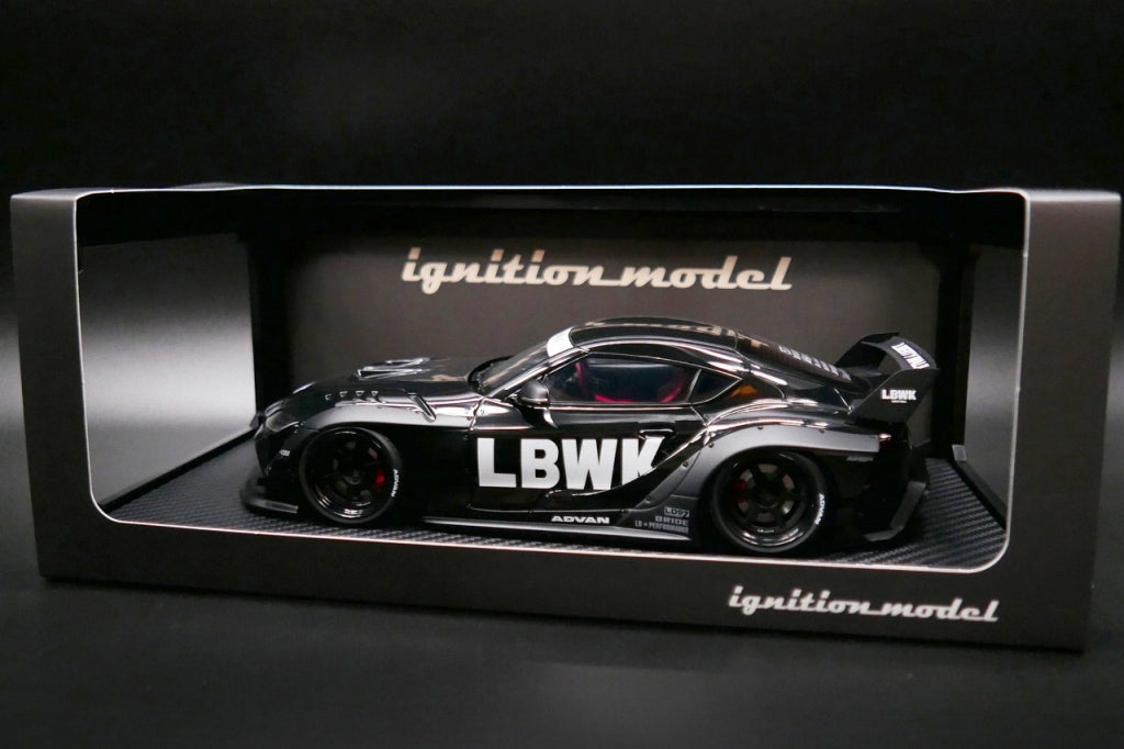 IG2649 ignition model 1:18 LB-WORKS Toyota Supra A90 Black