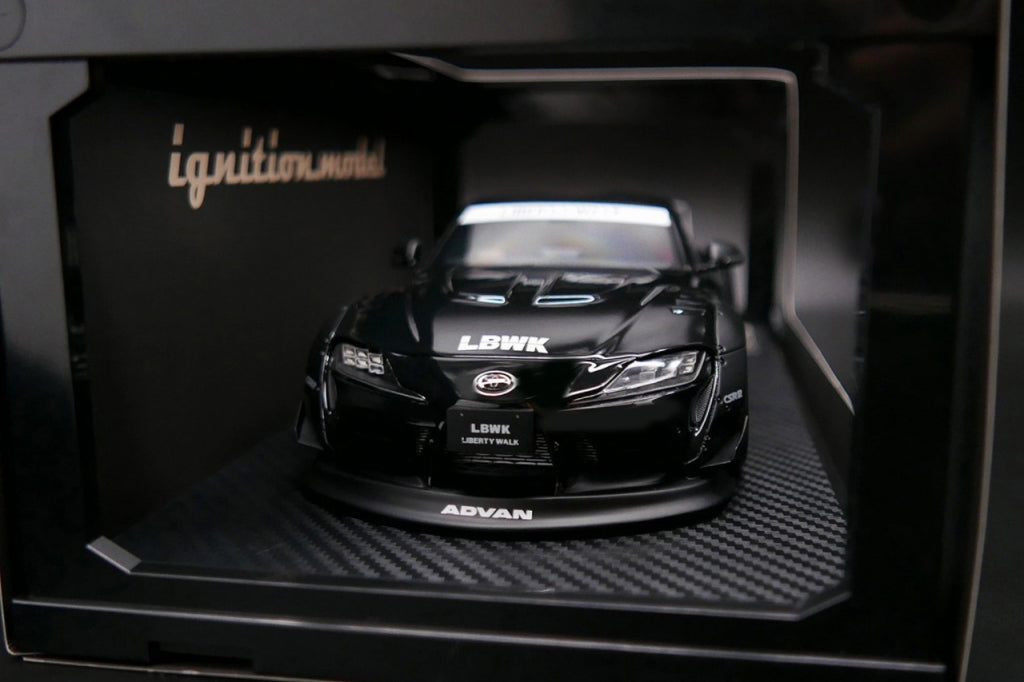 IG2649 ignition model 1:18 LB-WORKS Toyota Supra A90 Black