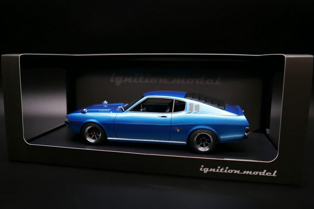 IG2602 ignition model 1:18 Toyota Celica 1600GT LB TA27 Blue Metallic