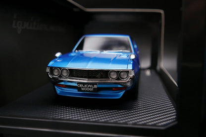 IG2602 ignition model 1:18 Toyota Celica 1600GT LB TA27 Blue Metallic