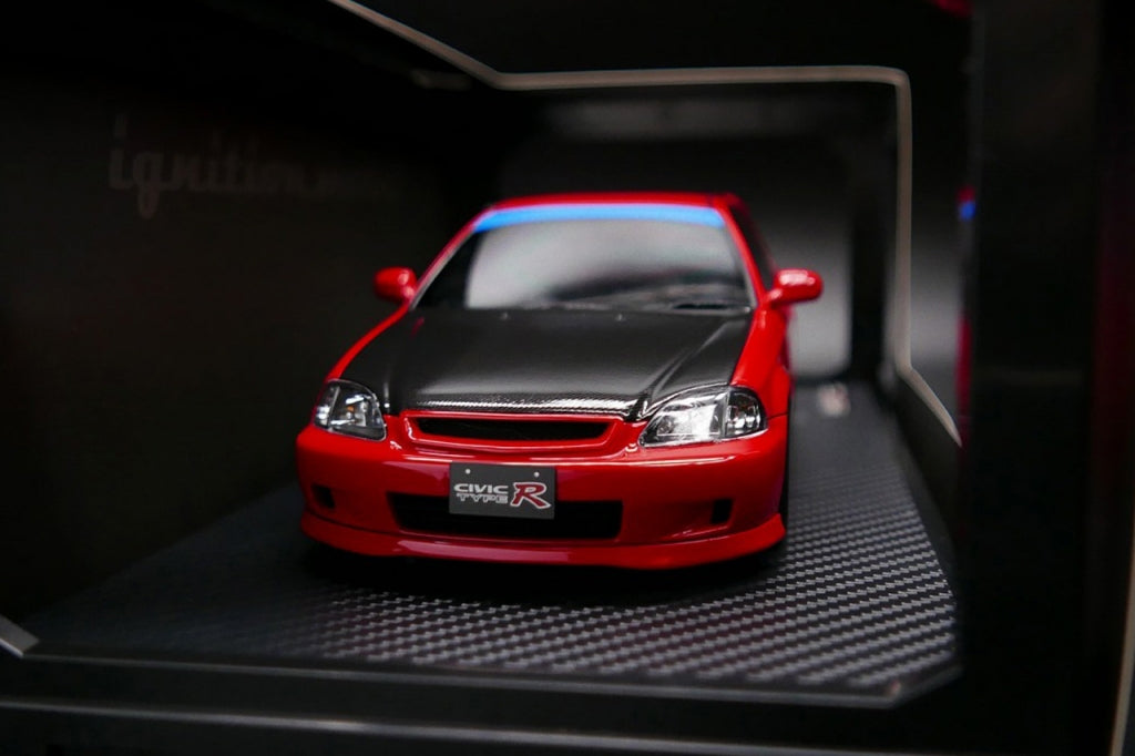 IG2677 ignition model 1:18 Honda Civic EK9 Type R Red