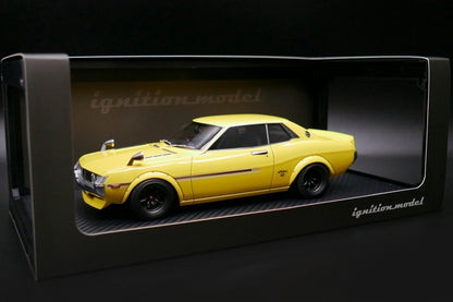 IG2595 ignition model 1:18 Toyota Celica 1600GTV TA22 Yellow