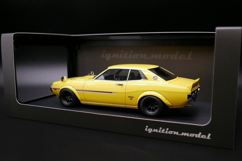 IG2595 ignition model 1:18 Toyota Celica 1600GTV TA22 Yellow