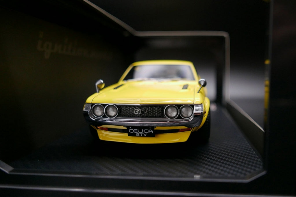 IG2595 ignition model 1:18 Toyota Celica 1600GTV TA22 Yellow