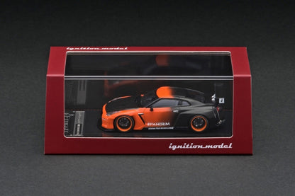 IG2767 ignition model 1:64 PANDEM R35 GT-R Orange / Black