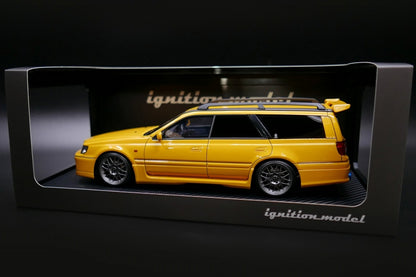 IG2887 ignition model 1:18 Nissan STAGEA 260RS (WGNC34) Yellow