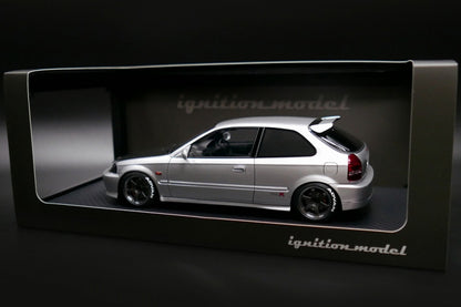 IG2678 ignition model 1:18 Honda CIVIC (EK9) Type R Silver model cars