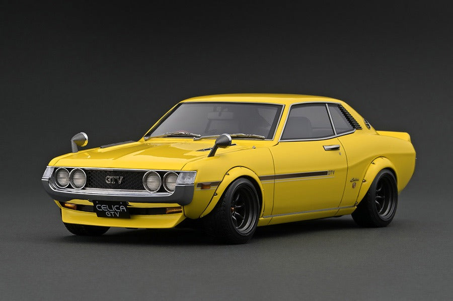 IG2595 ignition model 1:18 Toyota Celica 1600GTV TA22 Yellow