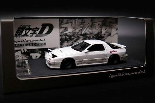 IG2874 ignition model 1:43 Mazda INITIAL D Mazda Savanna RX-7 Infini FC3S White Initial D resin