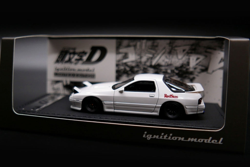 IG2874 ignition model 1:43 Mazda INITIAL D Mazda Savanna RX-7 Infini FC3S White Initial D resin