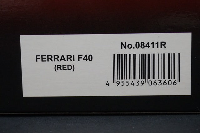 1:18 KYOSHO 08411R Ferrari F40 Red