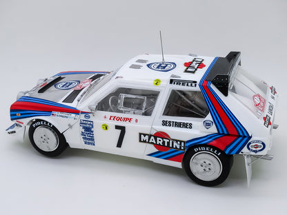 [ Back-order ] Model Factory HIRO K544 1:24 Delta S4 Ver.A 1986 WRC Rd.1 Rally Monte Carlo #7 Toivonen/Cresto Fulldetail Kit MFH