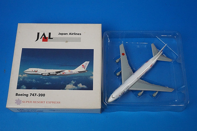 1:500 B747-200 JAL Japan Air Lines Reso'cha Purple 502429 Herpa Airplane model