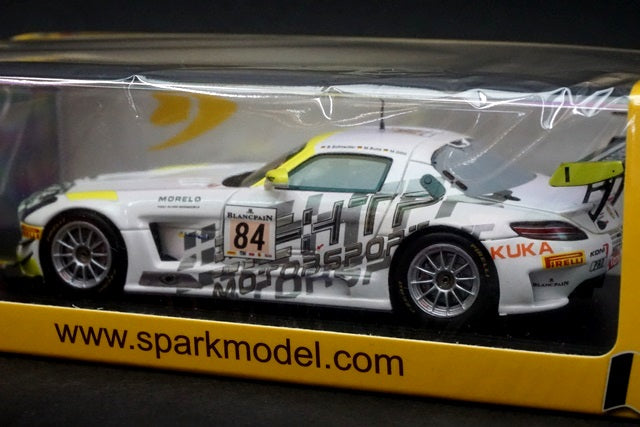 1:43 SPARK SB039 Mercedes-Benz SLS AMG GT3 SPA 24h Winner 2013 #84