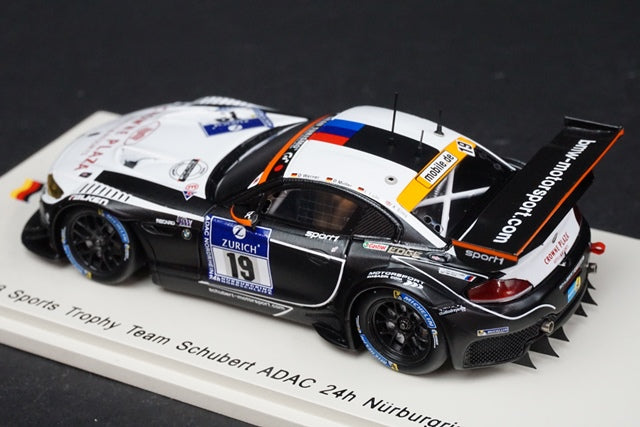 1:43 SPARK SG156 BMW Z4 GT3 ADAC Nurburgring 24h 2014 #19 model car