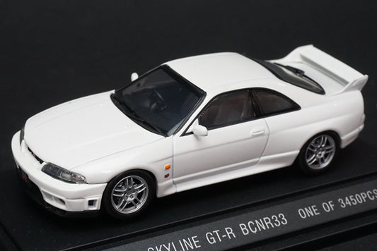 1:43 EBBRO 43156 Nissan Skyline GT-R BCNR33 White model cars