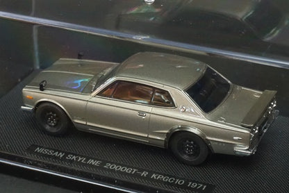 1:43 EBBRO 44025 Nissan Skyline 2000GT-R KPGC10 1971 Silver