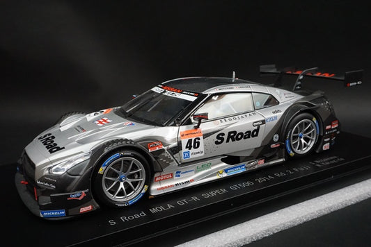 1:18 EBBRO 81018 Road Mora GT-R SUPER GT500 2014 Rd.2 Fuji #46 model car