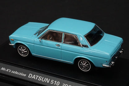 1:43 TOMICA EBBRO TOMYTEC 204886 Datsun 510 2door Sedan Blue model car