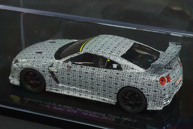 1:43 EBBRO 45050 Nissan GT-R NISMO Nurburgring Time Attack 2013