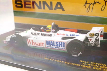 547824392 MINICHAMPS 1:43 Ralt Toyota RT3 F3 A.Senna Silverstone 1982 #2