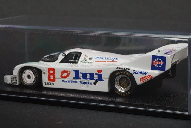 1:43 SPARK CAP04311017 Kartima Porsche 956 6.Platz Norislink K.Rosberg 1984 #8