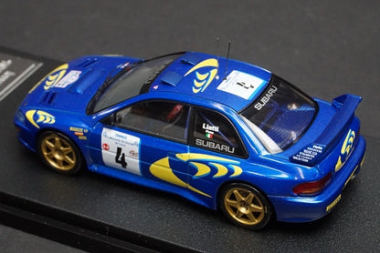 1:43 HPI 8596 Subaru Impreza WRC Tour de Corse P.Liatti 1997 #4 model car