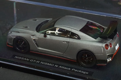 1:43 EBBRO 45163 Nissan GT-R NISMO N Attack Package Dark Matte Gray