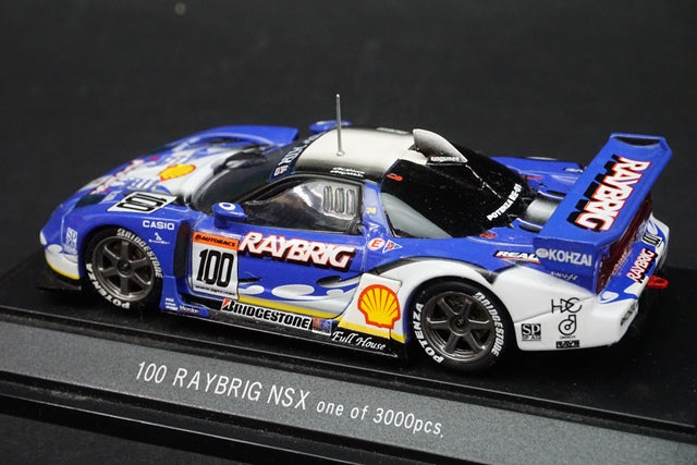 1:43 EBBRO 43577 RAYBRIG Honda NSX JGTC 2004 #100 model car