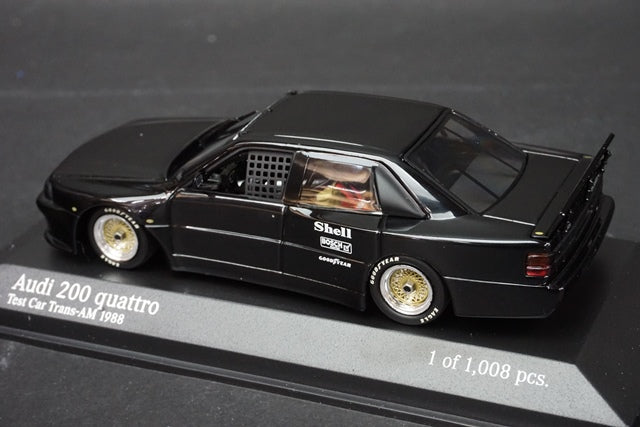 1:43 MINICHAMPS 400881300 Audi 200 Quattro Test Car Trans-AM 1988 model car