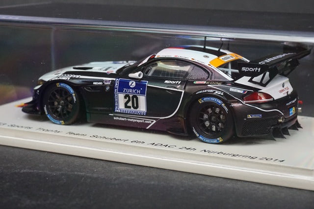 1:43 SPARK SG133 BMW Z4 GT3 ADAC Nurburgring 24h 2014 #20 model car