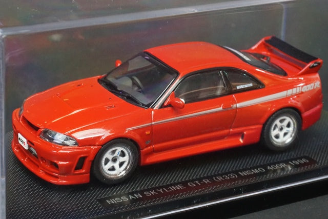 1:43 EBBRO 43708 Nissan Skyline GT-R R33 NISMO 400R 1996 Red model car