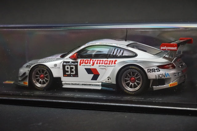 1:43 SPARK SB080 Porsche 997 GT3 R Pro GT Almeras SPA 24h 2014 #93 model car