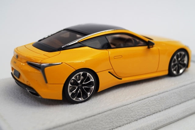 EX4002 ENIF 1:43 MakeUp Lexus LC500 S package RHD Interior color Oak Naples Yellow Contrast layering KIDBOX