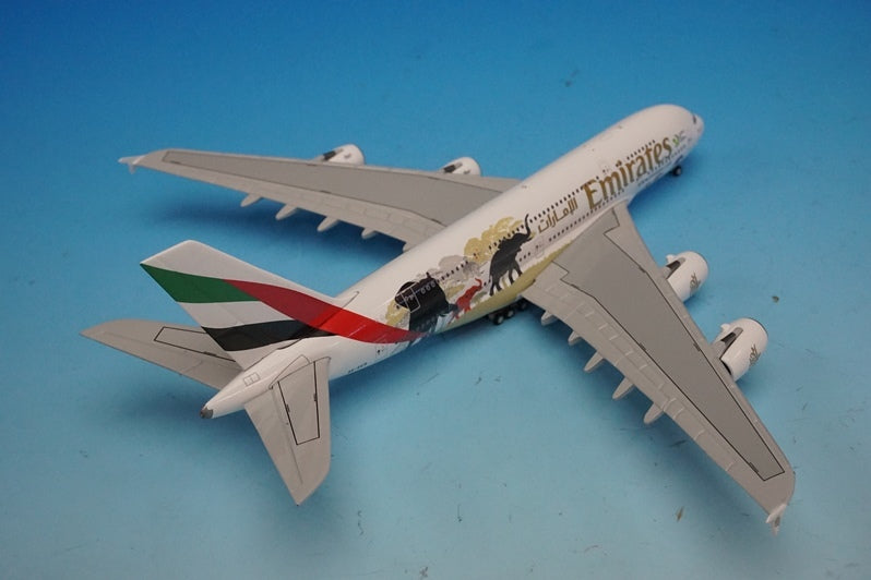 1:400 A380-800 Emirates Wildlife Unit 2 A6-EER GJUAE1668 Gemini airplane model