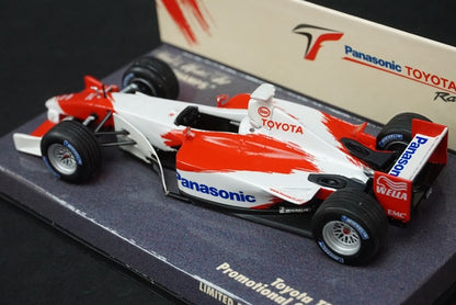 1:43 MINICHAMPS 400020174 Panasonic Toyota F1 TF102 Promotion Show Car 2002