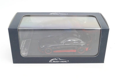 AL420709 Almost Real 1:43 Mercedes AMG GT-R 2017 in Glossy Black/Red model car