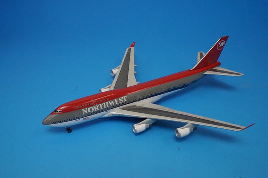 1:400 B747-400 NWA Northwest Airlines City of Detroit N671US 55470 Dragon