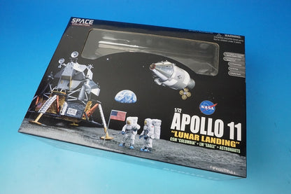 1:72 NASA Apollo 11 CSM Command Module Mechanical Ship & Lunar Module w Lunar Base 50381 Dragon