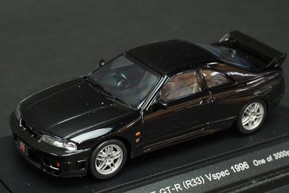 1:43 EBBRO 43586 Nissan Skyline GT-R R33 Vspec 1996 Black