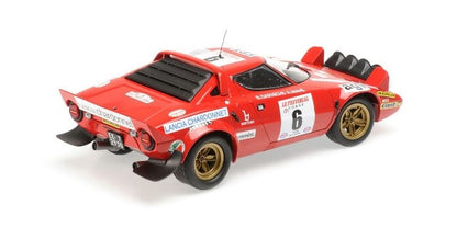 155751706 MINICHAMPS 1:18 Lancia Stratos "LANCIA" #6 Tour de Corse 1975 Winners