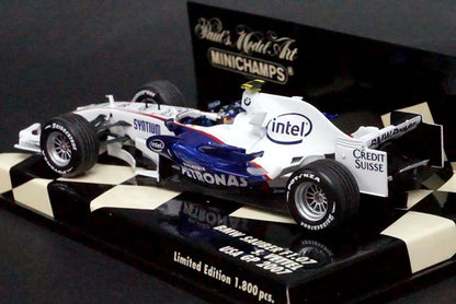 1:43 MINICHAMPS 400070110 BMW Sauber F1 07 S.Vettel USA GP 2007#10