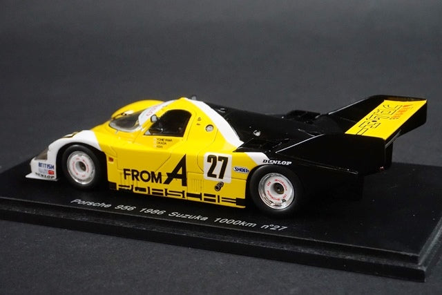 1:43 SPARK KBS059 Porsche 956 Suzuka 1000km 1986 #27 model car