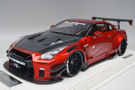 LB35-V2-007 LB PERFORMANCE 1:18 Nissan LB R35 V2.0 Chrome Red