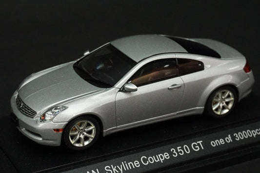 1:43 EBBRO 43485 Nissan Skyline Coupe 350GT Silver Metallic