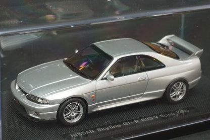 1:43 EBBRO 43882 Nissan Skyline GT-R R33 V Spec 1995 Silver